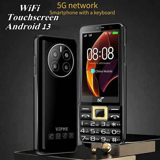 Touch Screen Rungee M8 Android 13 Wifi 5G Smartphone Google Play GPS 4GB+64GB 4000mAh Battery 2MP+5MP PTT PK Qin F21 F22 Phone