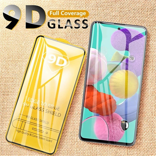9D Tempered Glass for Samsung Galaxy A13 A53 A52 A32 A12 A50 A51 A52S A72 A54 A33 A71 A21S A73 A16 A56 M12 S10E Screen Protector