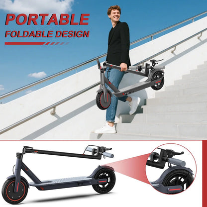 JUICEASE E1 Pro Electric Scooter 350W Motor 500W Peak Power Folding Electric Kick Scooter 36V7.8AH 5.2 Chips 25KM Range EScooter