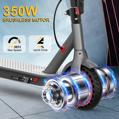 JUICEASE 2025 Solid Tire Electric Scooter 8.5/10 Inch 25/35KM Range Waterproof Escooter 31/35KM/H Fast Speed Scooter Electric