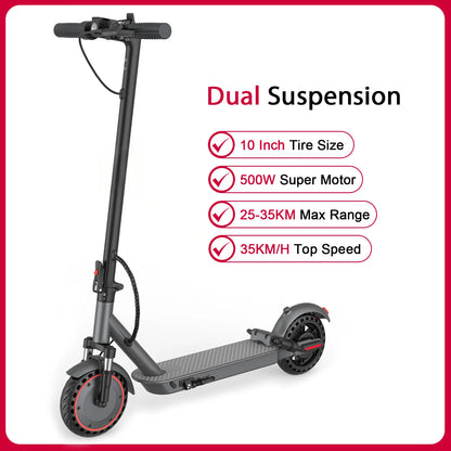 JUICEASE 2025 Solid Tire Electric Scooter 8.5/10 Inch 25/35KM Range Waterproof Escooter 31/35KM/H Fast Speed Scooter Electric