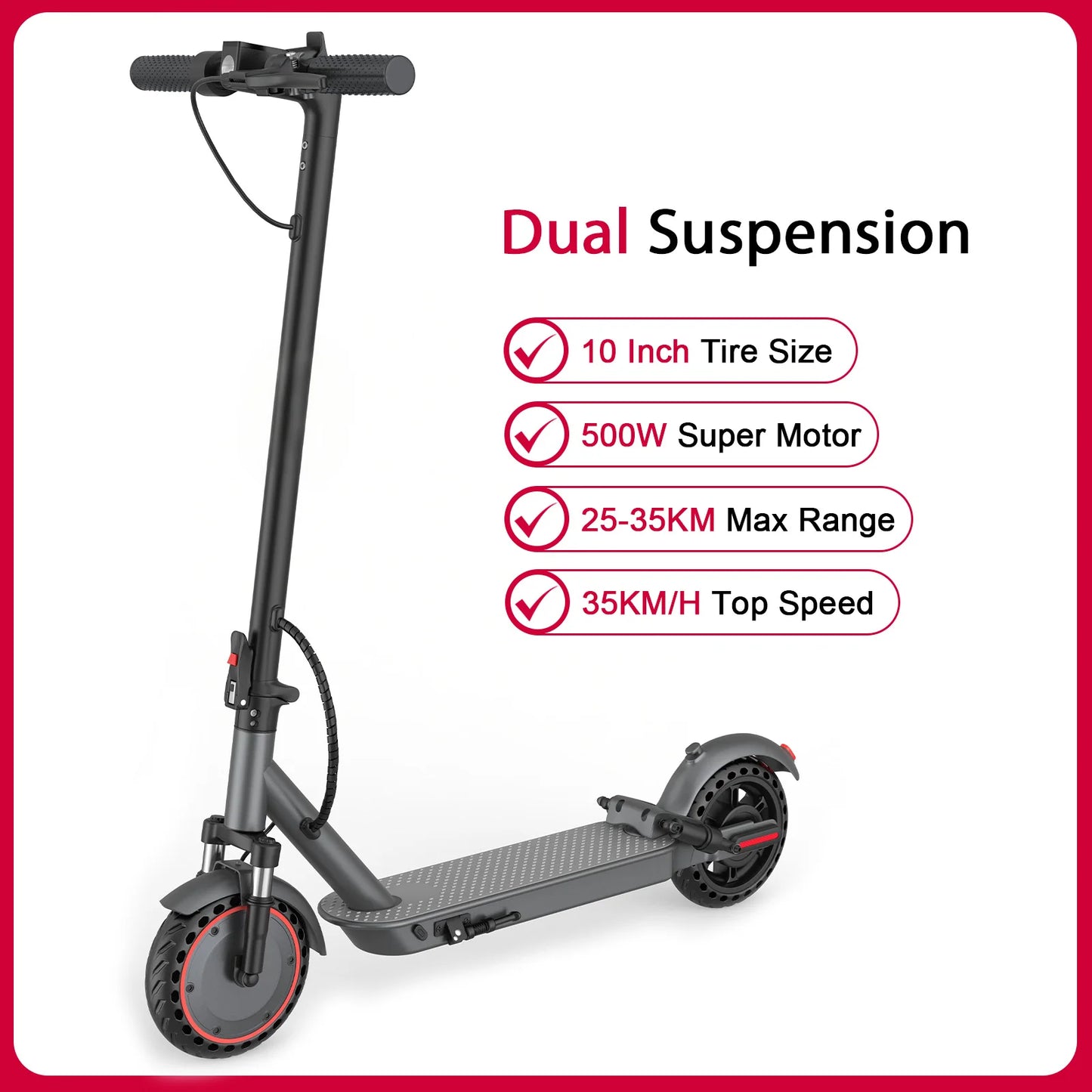 JUICEASE 2025 Solid Tire Electric Scooter 8.5/10 Inch 25/35KM Range Waterproof Escooter 31/35KM/H Fast Speed Scooter Electric