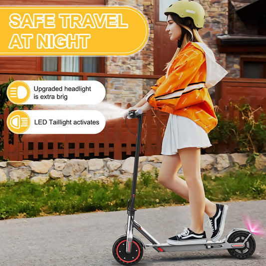JUICEASE 2025 Solid Tire Electric Scooter 8.5/10 Inch 25/35KM Range Waterproof Escooter 31/35KM/H Fast Speed Scooter Electric