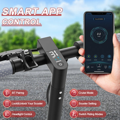 JUICEASE E1 Pro Electric Scooter 350W Motor 500W Peak Power Folding Electric Kick Scooter 36V7.8AH 5.2 Chips 25KM Range EScooter