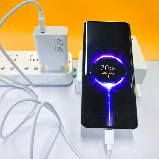 Xiaomi Original 67W Phone Charger Fast Turbo Charging Cargador USB Cable Plug Wall Adapter Mi 15 14 Redmi Note 13 12 Pro Poco F5