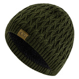 New Style Unisex Winter Hats Plush Fur Lined Men Women Warm Beanie Cap Casual CO Label Winter Ski Knitted Hats