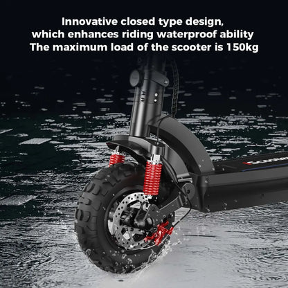 iScooter Electric Scooter 11inch Off-Road 48V17.5Ah 1000W Rear-Wheel Drive Scooter Max Speed 45km/h Range 65km Foldable eScooter