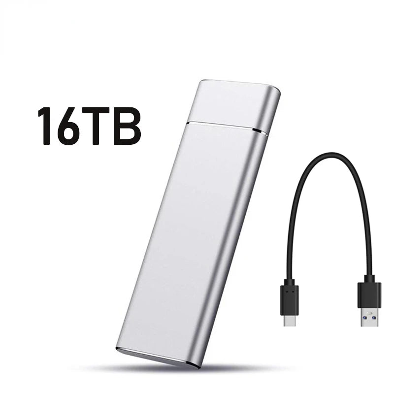 External 2TB/20TB/30TB Ssd High-Speed Solid State Drive Type-C/USB 3.1 Interface Portable Hard Disk for PC Laptop MAC