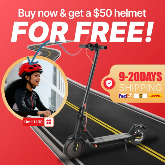 Electric Scooter Foldable | Disc Brakes 350W Motor, 25km/h Speed, 30KM Max Range, 36V 10.4Ah Battery, APP Control, Solid Tires