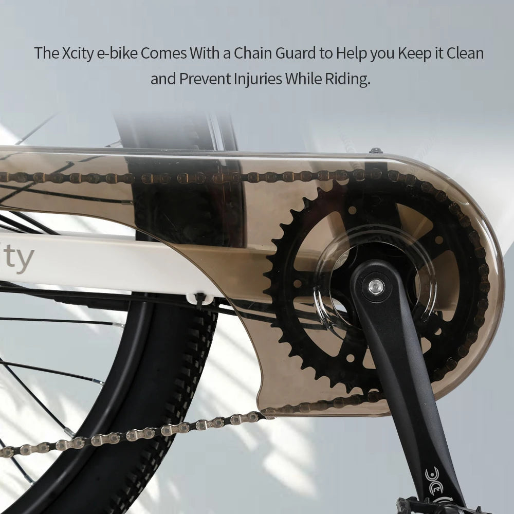 Electric Bicycle 26" 250W Motor 7S Removable Li-Battery Pedal Assist with Basket Luggage Rack Urban Unisex City Commuter E-bike