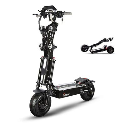 TOURSOR 10000W 13" Electric Scooter with Seat for Adult 72V 60V Oil Braking System Dual Motor 100KM/H Max Speed 130 KM Max Range
