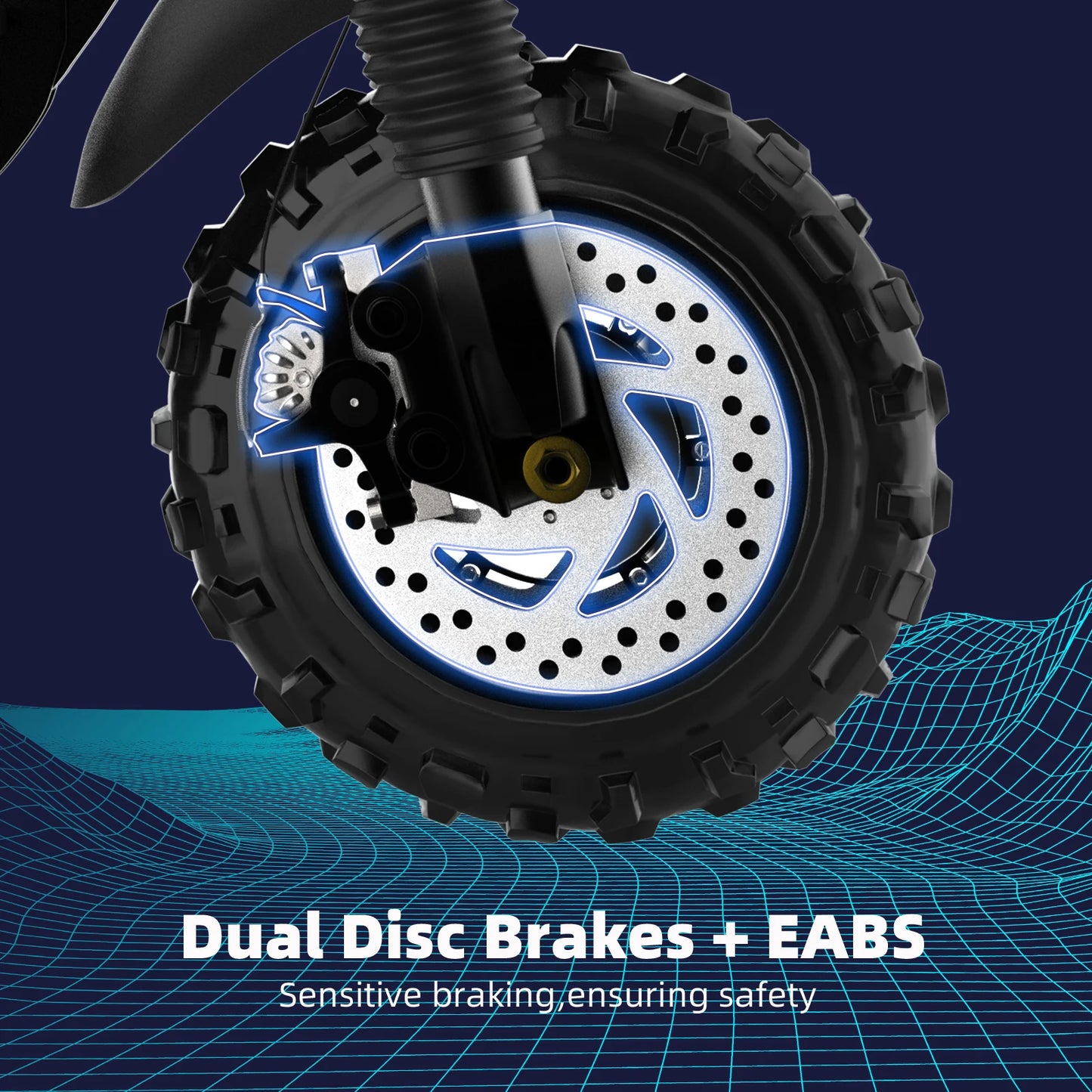 11inch Off Road Electric Scooter 85km/h Electric Scooter 72V 6000W Powerful Dual Motor E-Scooter for Adults Remote Control