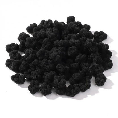 100Pcs Children Elastic Hair Bands Girls Colorful Hair Ties Ponytail Holder Rubber Bands Small Scrunchie Kids Hair Accessories