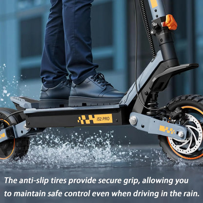 IWAFO IS2 Pro Electric Scooter for Adults with 1200W Motor and 48V16Ah Battery, 10-Inch All-Terrain Electric Scooter