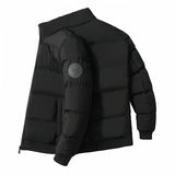 Men's Winter Thickened Warm Cotton Jacket Stand Collar Casual Style Fashionable And Comfortable Cotton Outerwear