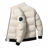 Men's Winter Thickened Warm Cotton Jacket Stand Collar Casual Style Fashionable And Comfortable Cotton Outerwear